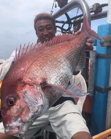 マダイ　大鯛•型物浮上！！